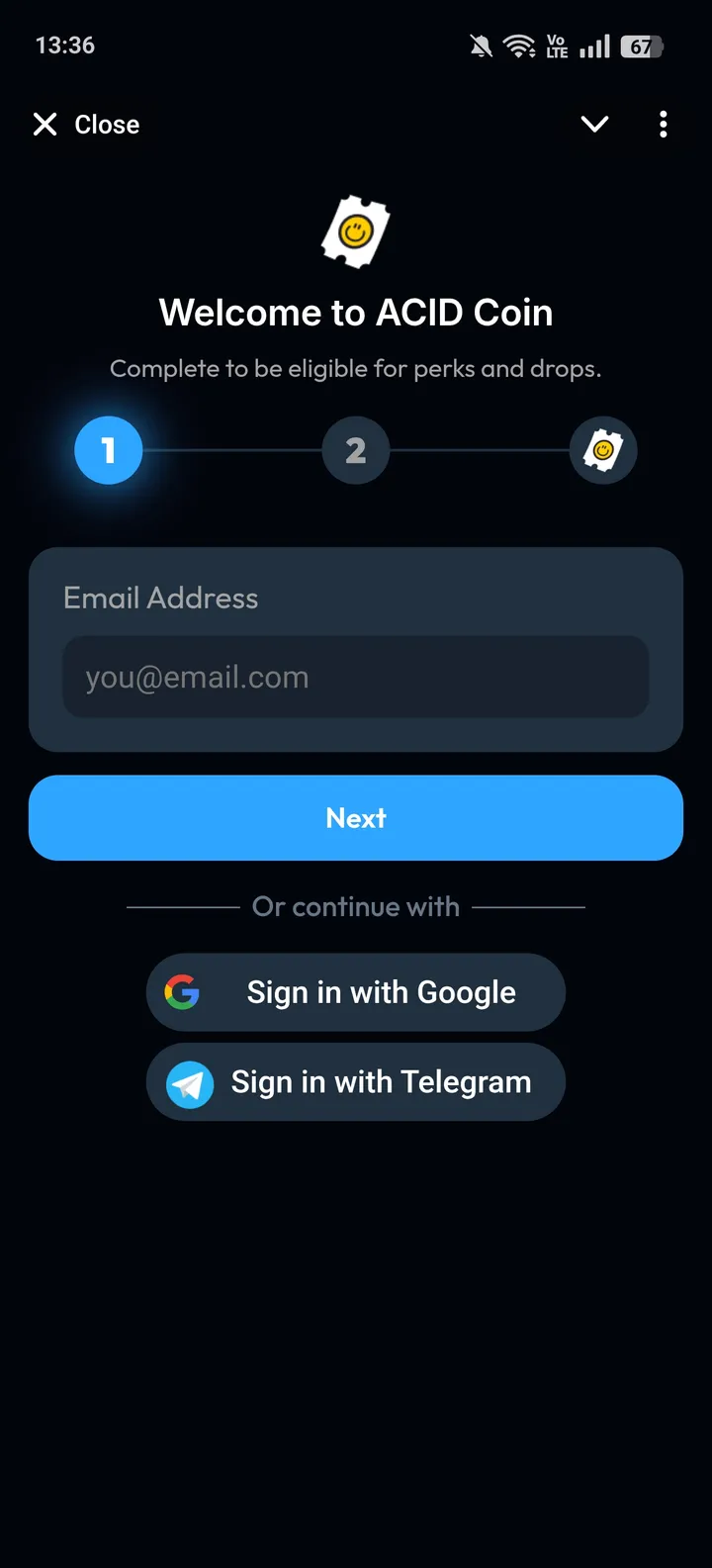 Acid ID — Screenshot 1