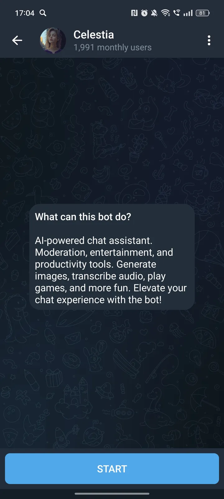 Celestia — Screenshot 1