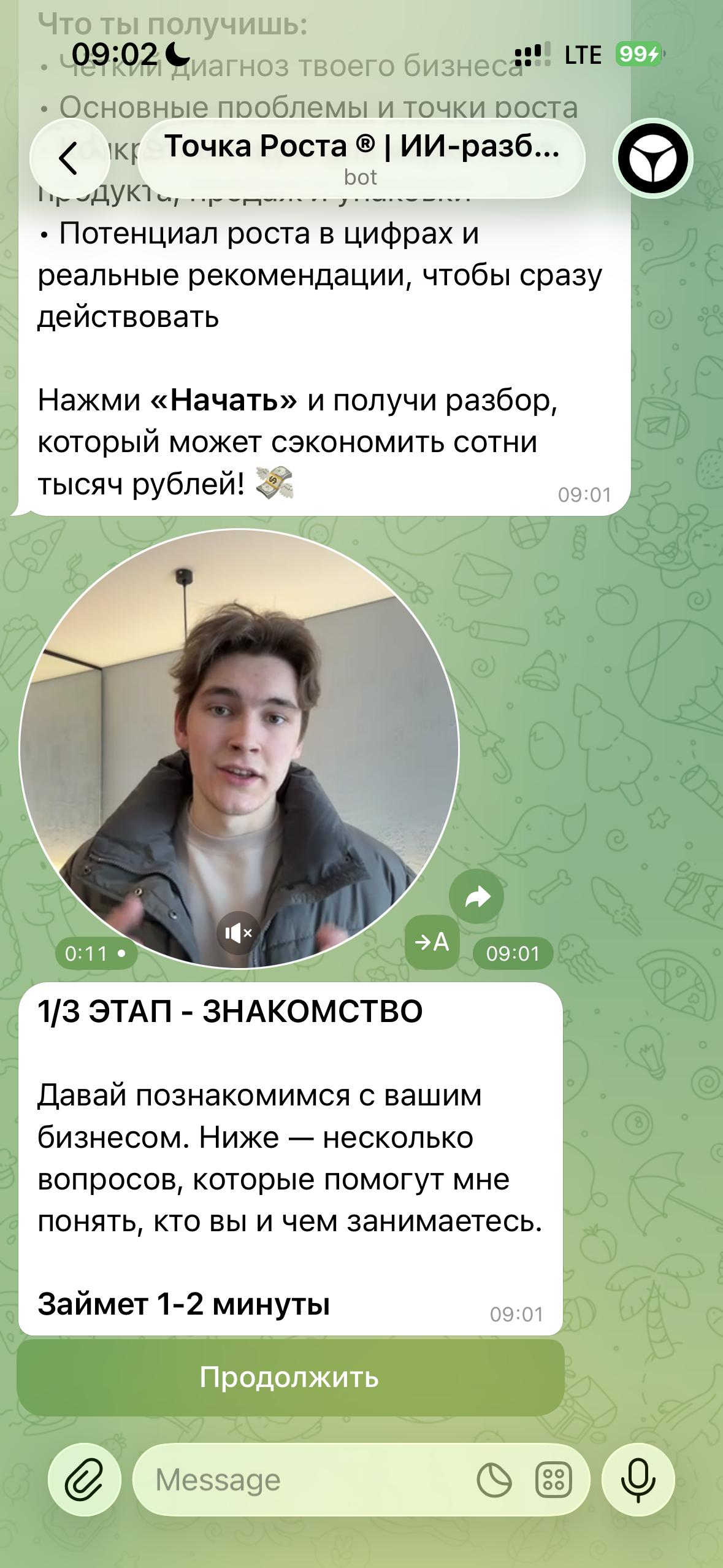 Точка Роста ® | ИИ-разбор бизнеса за 5 минут — Screenshot 3