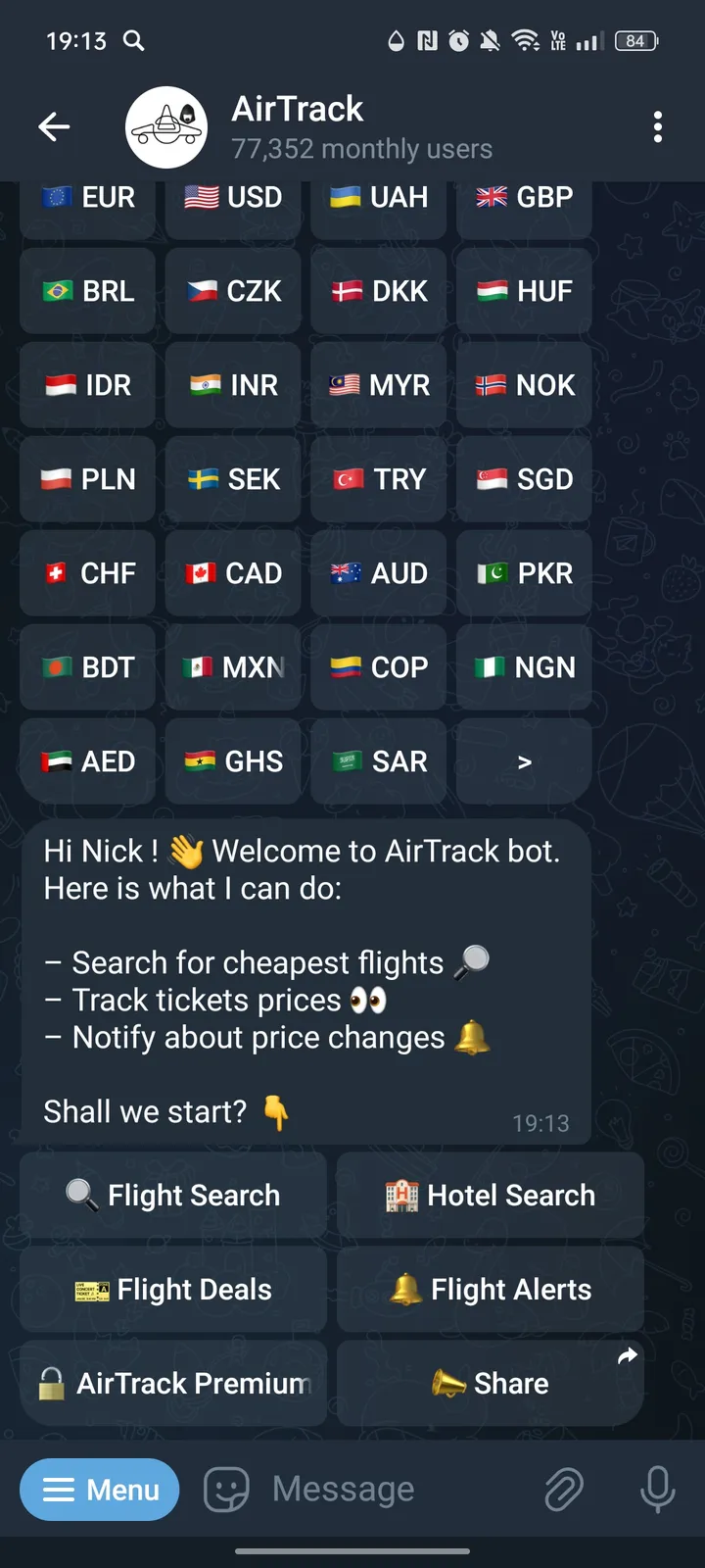 AirTrack — Screenshot 2