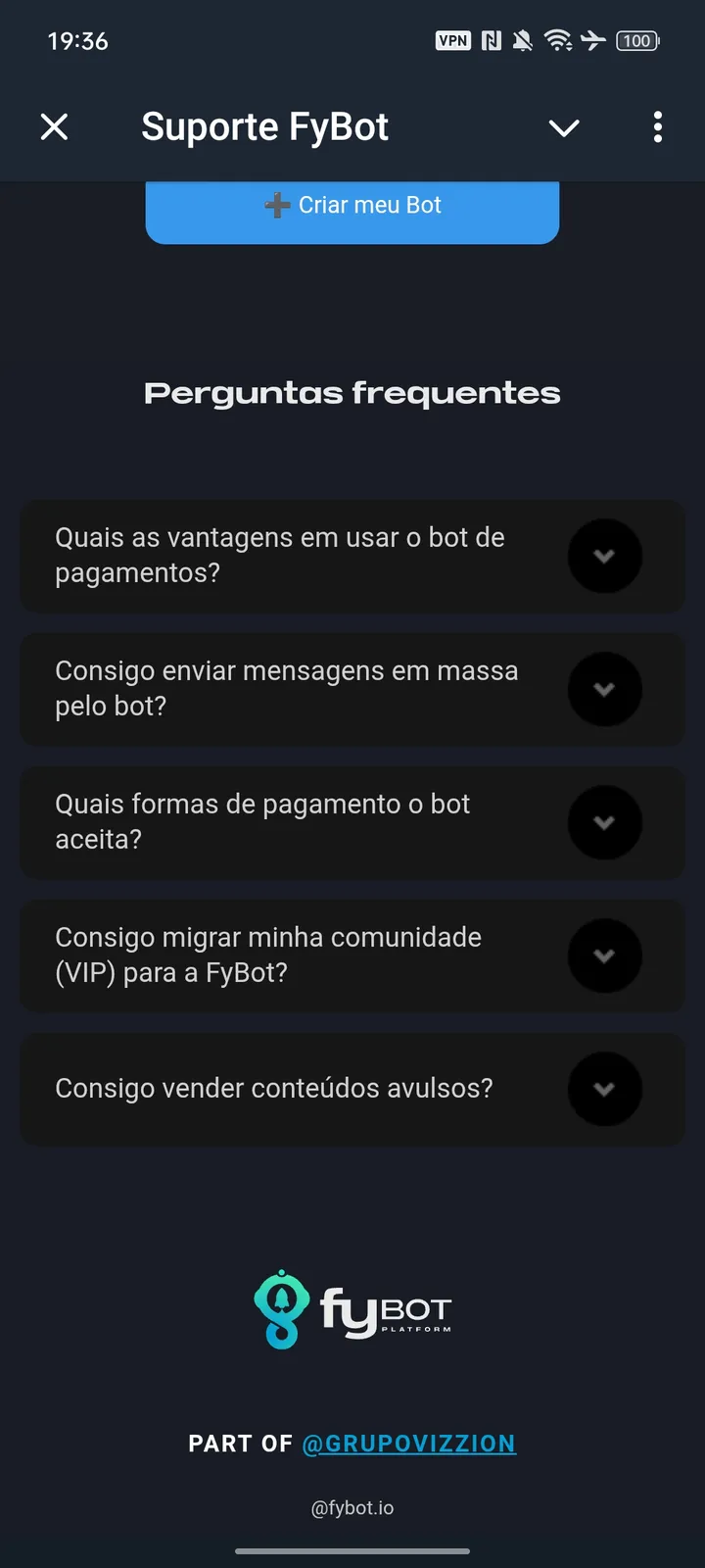 Suporte FyBot — Screenshot 3