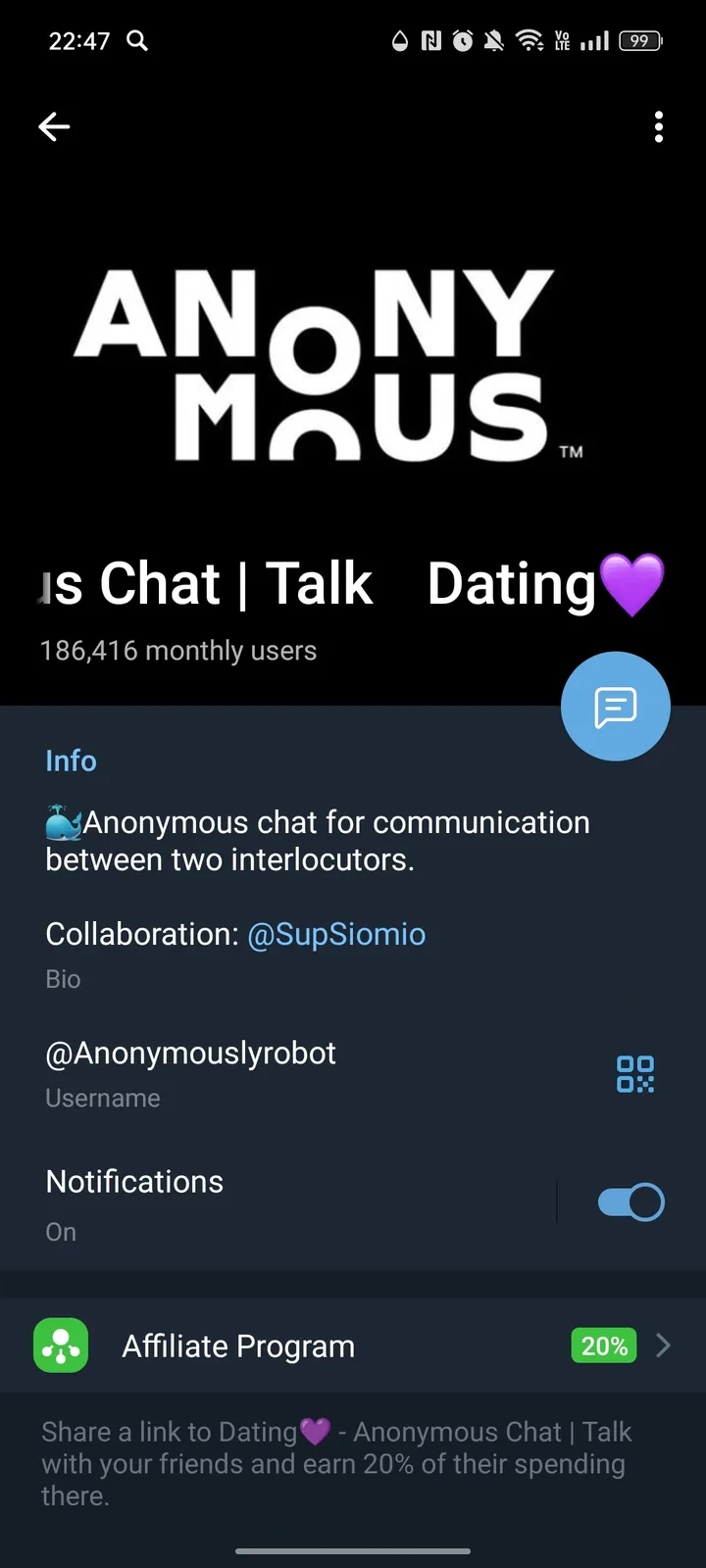 Dating💜 - Anonymous Chat | Talk — Screenshot 4