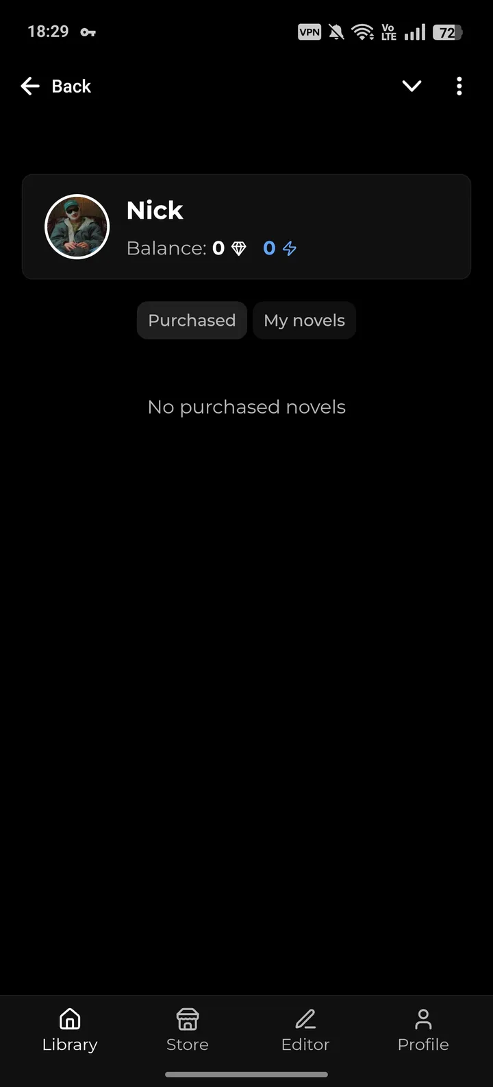 AnyNovels AI — Screenshot 1