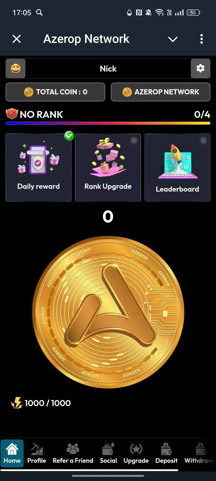 Azerop Network — Screenshot 1