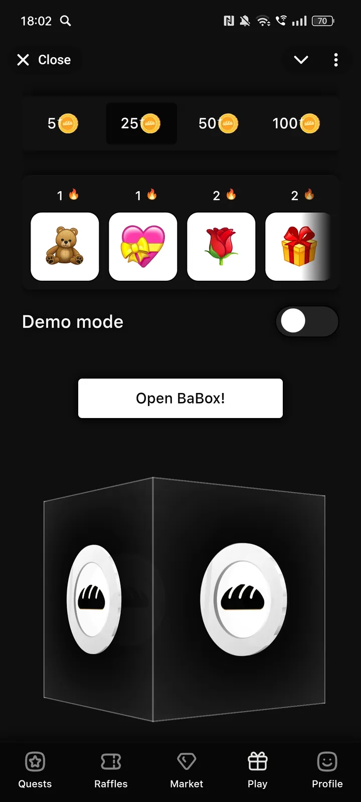 BaTON Random Gifts — Screenshot 1