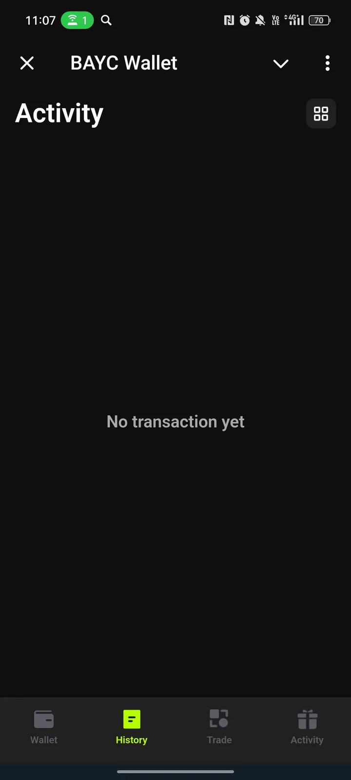 BAYC Wallet — Screenshot 2