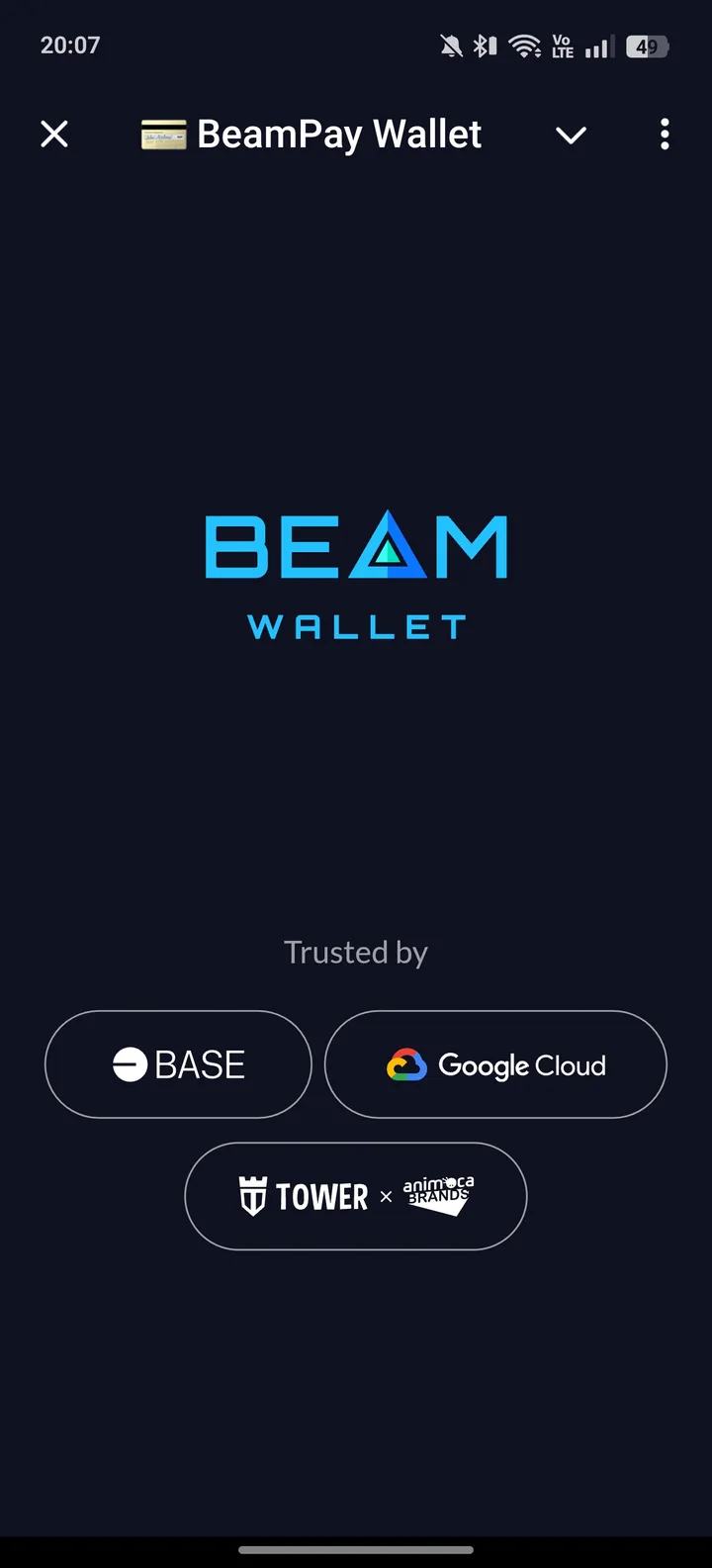 💳 BeamPay Wallet — Screenshot 2