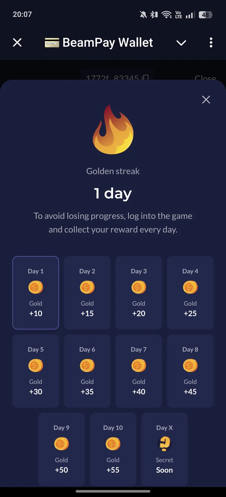 💳 BeamPay Wallet — Screenshot 3