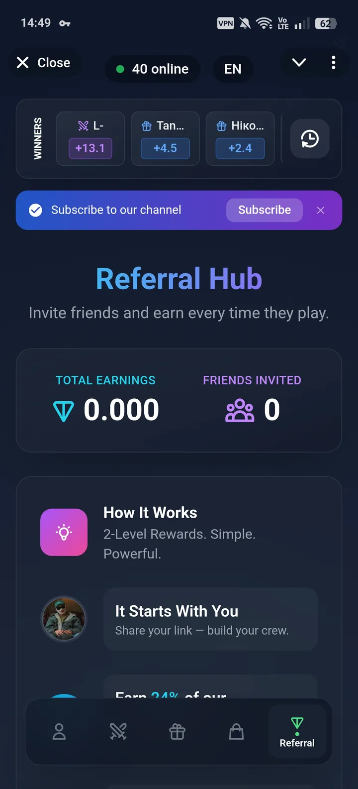 BetBattles | Gift & TON Battle Game — Screenshot 4