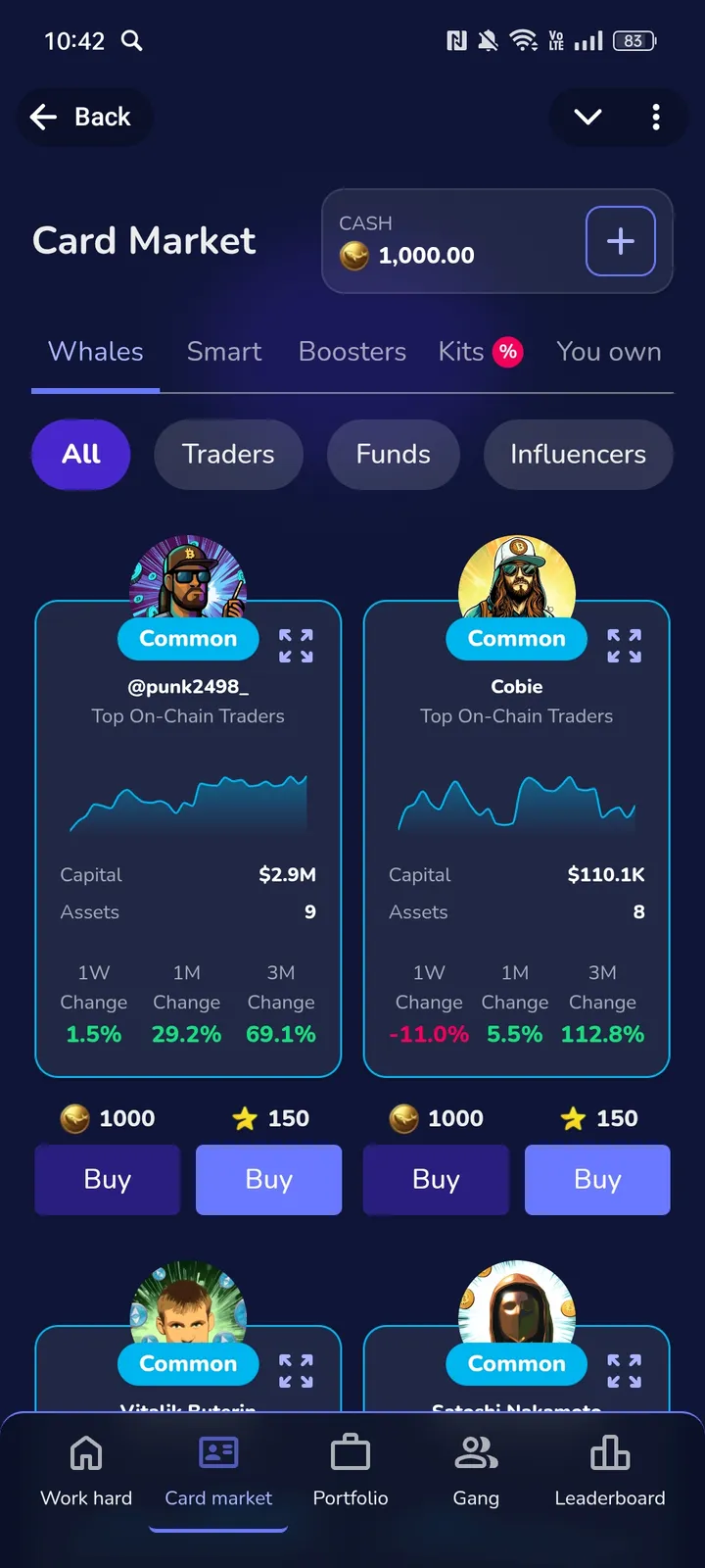 BeWhale Test Bot — Screenshot 2