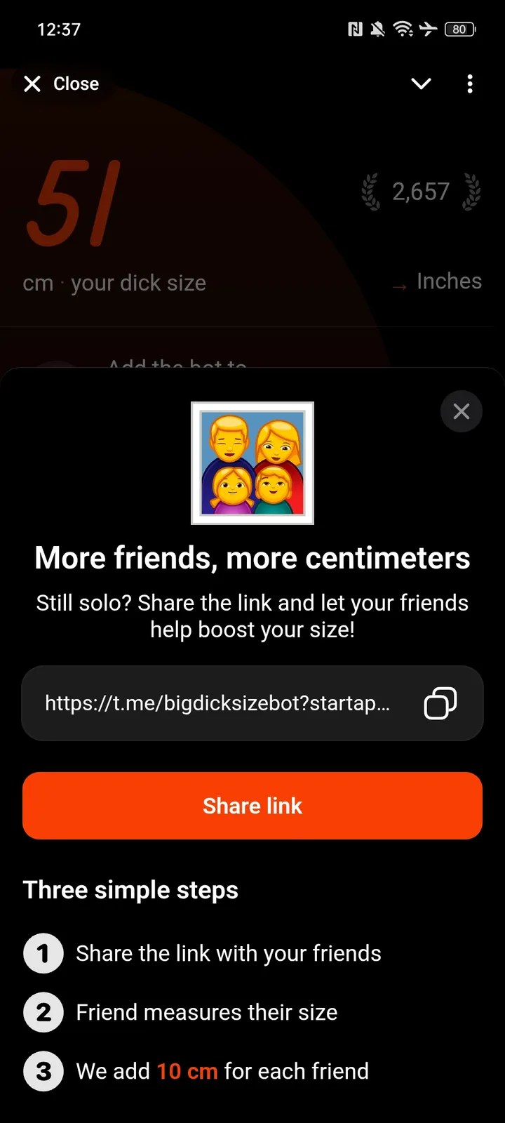 Dick Size — Screenshot 3