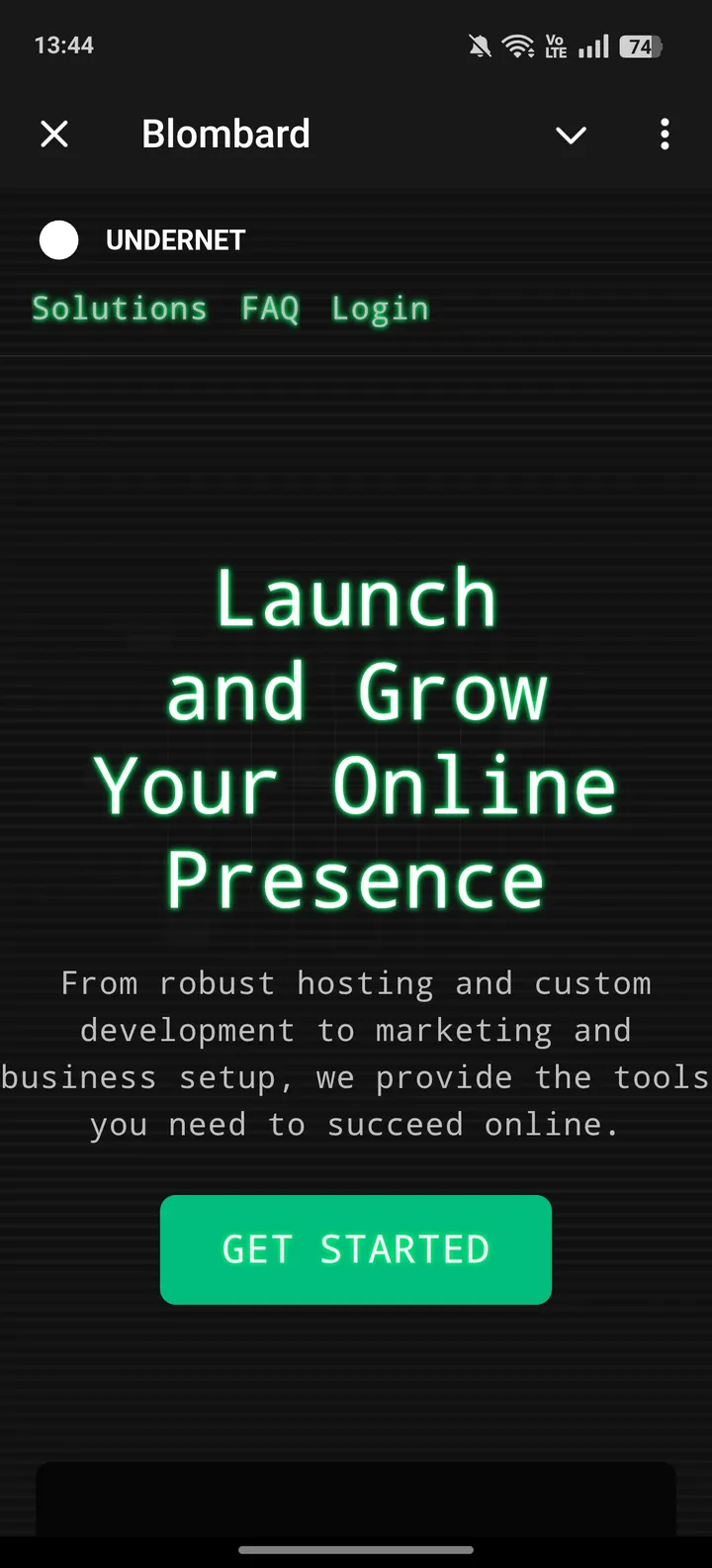 Blombard — Screenshot 1