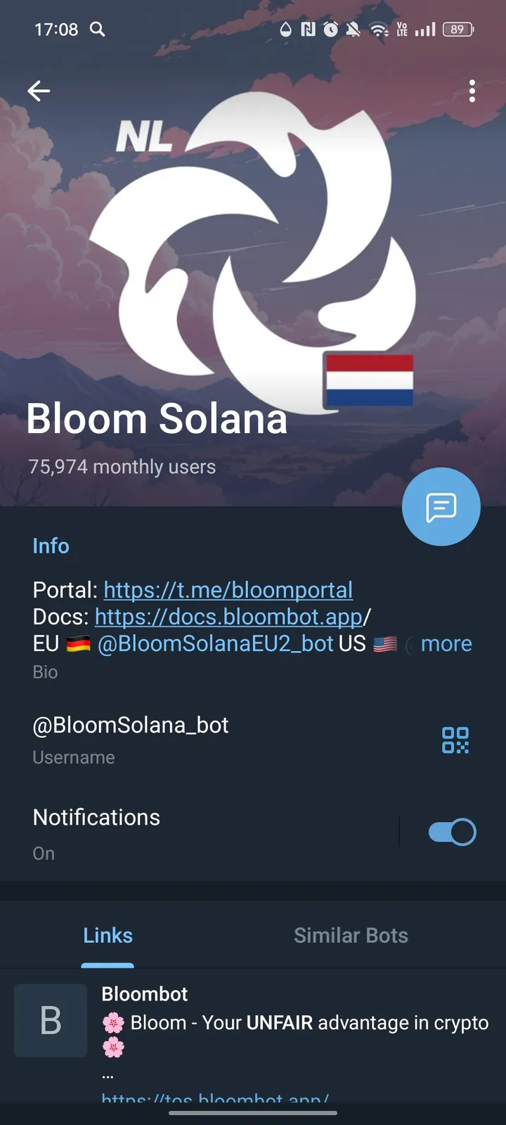 Bloom Solana — Screenshot 4