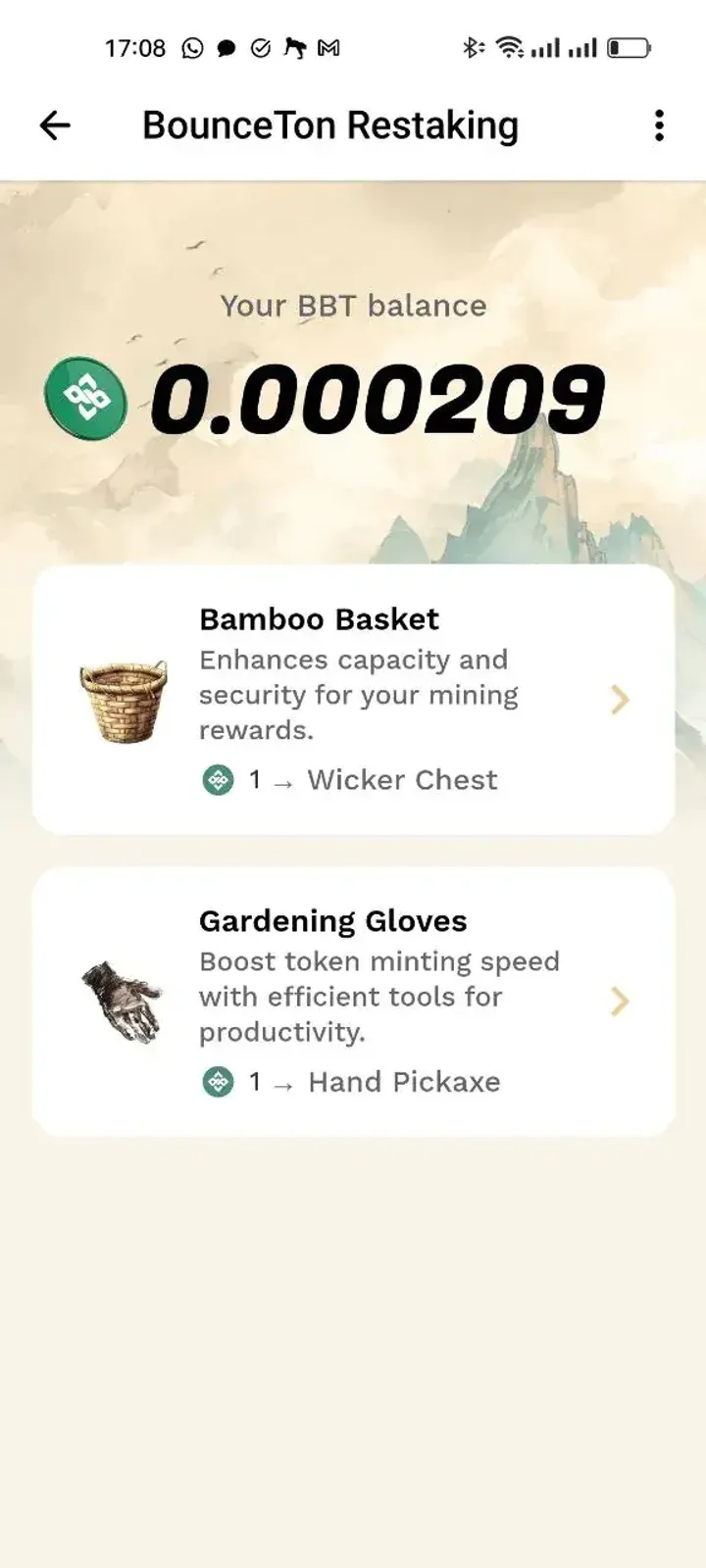 BounceTon Restaking — Screenshot 4