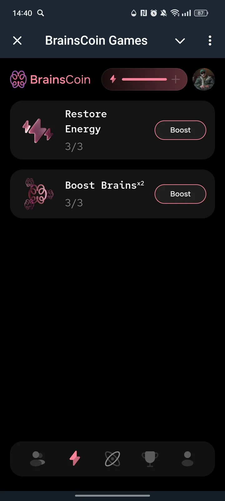 BrainsCoin Games — Screenshot 2