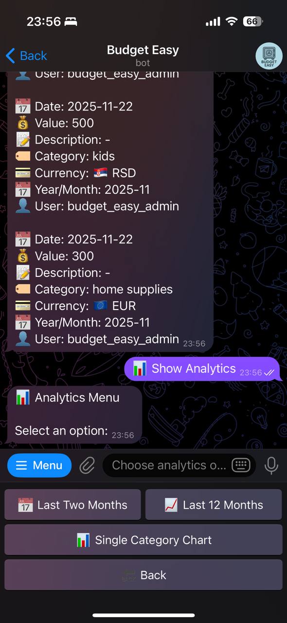 Budget Easy — Screenshot 1