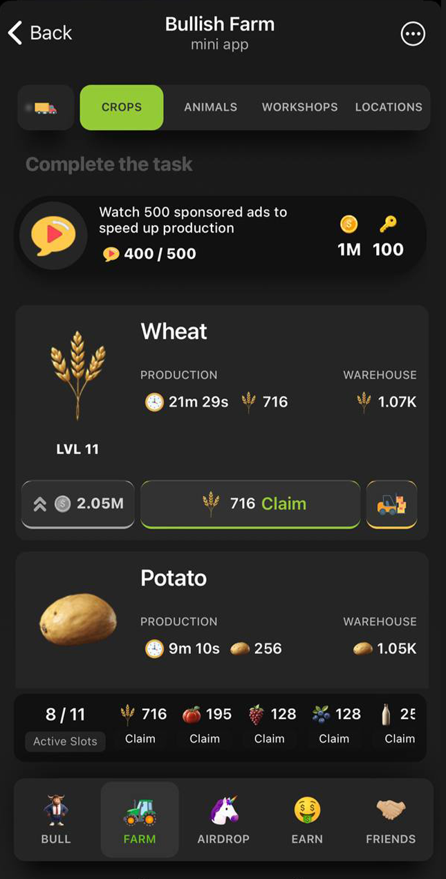 Bullish Farm Game — Screenshot 4