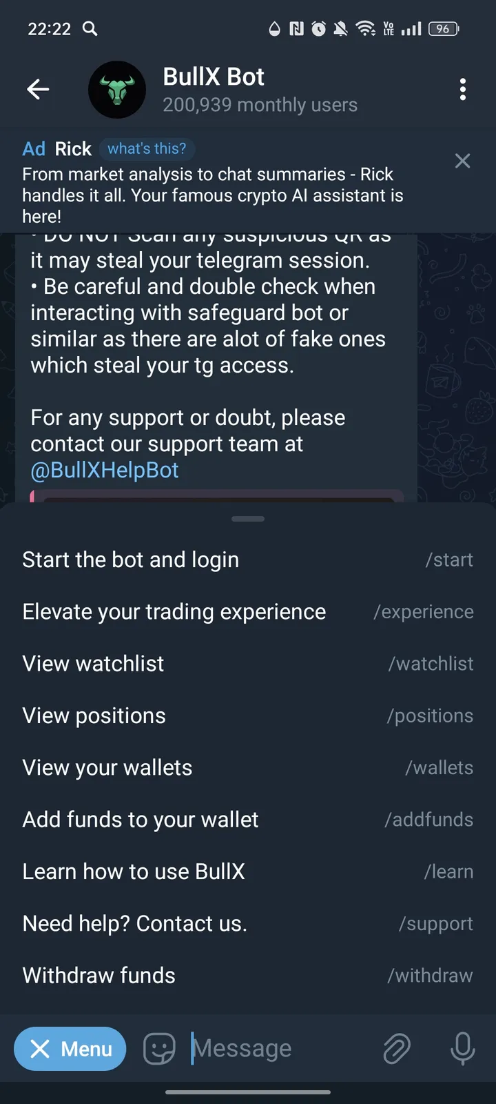 BullX Bot — Screenshot 3