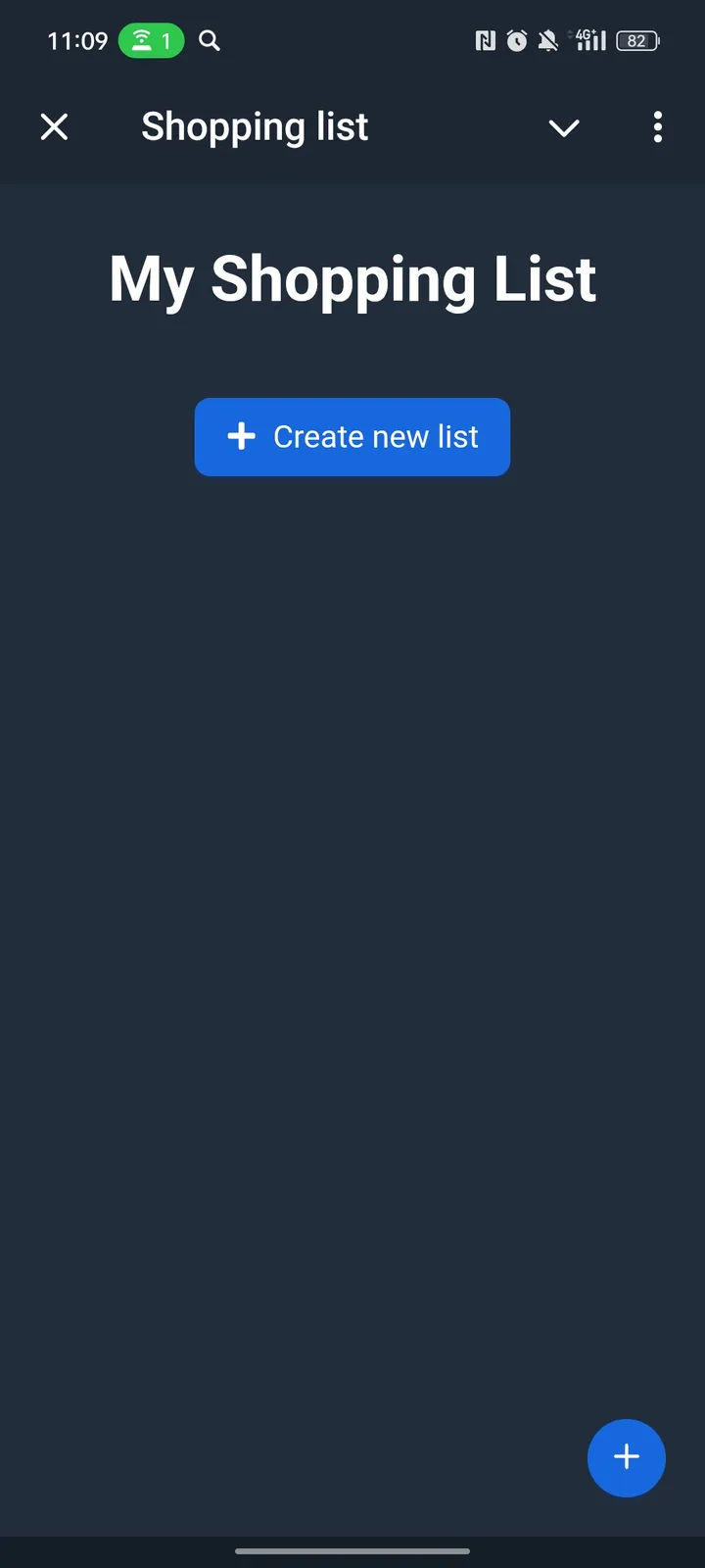 Shopping list — Screenshot 1