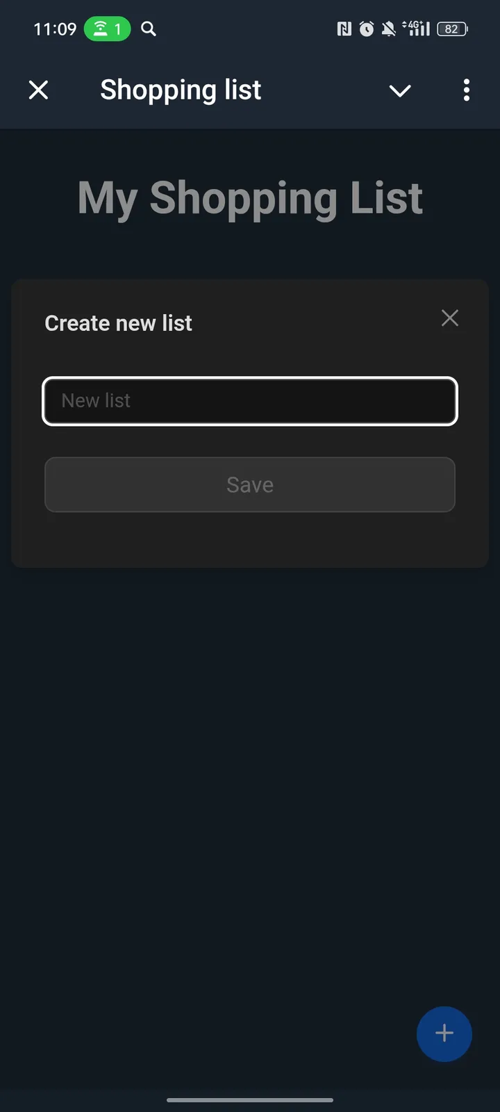 Shopping list — Screenshot 2