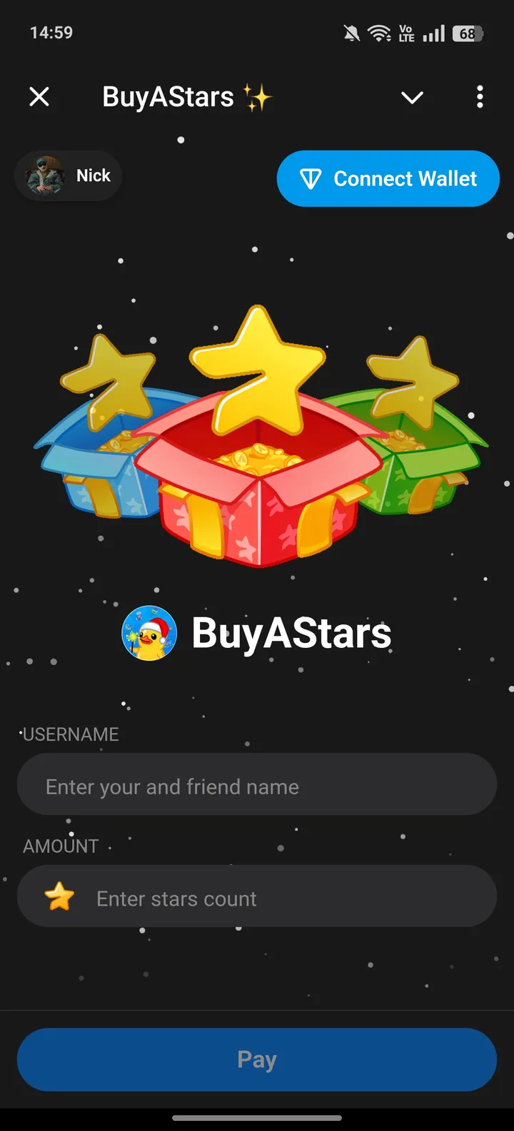 BuyAStars ✨ — Screenshot 1