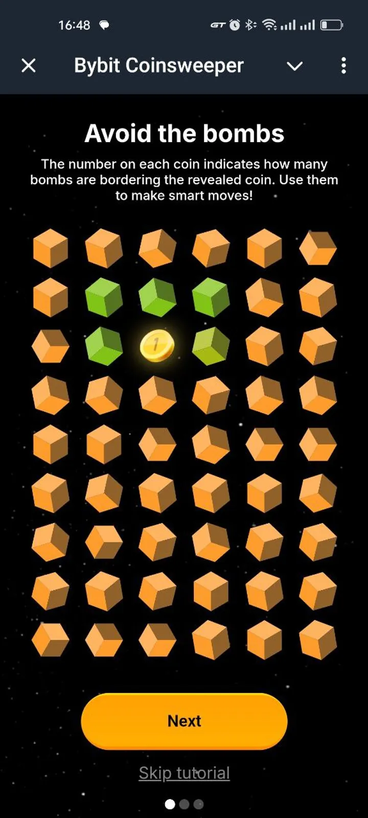 Bybit Coinsweeper — Screenshot 1