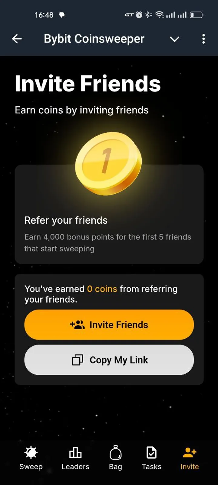 Bybit Coinsweeper — Screenshot 2