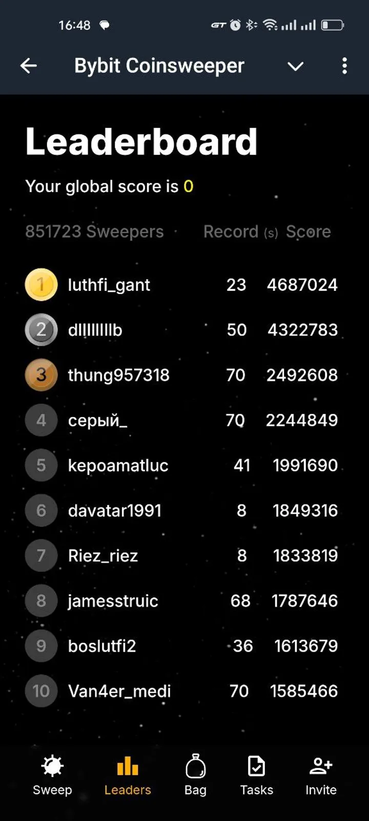 Bybit Coinsweeper — Screenshot 5