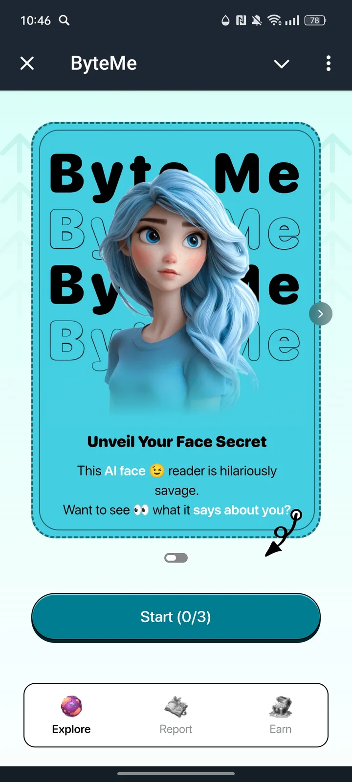 ByteMe — Screenshot 1