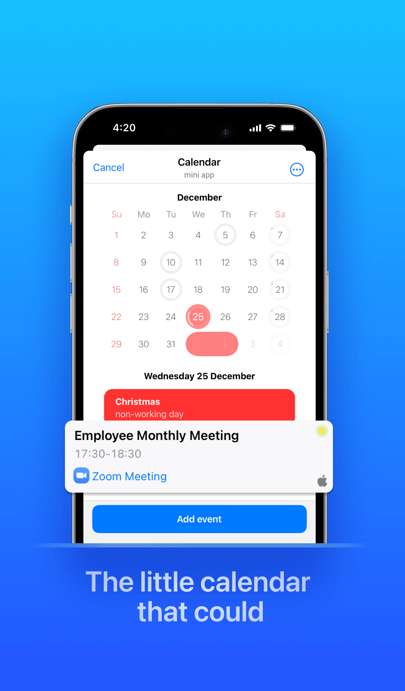 Calendar — Screenshot 1