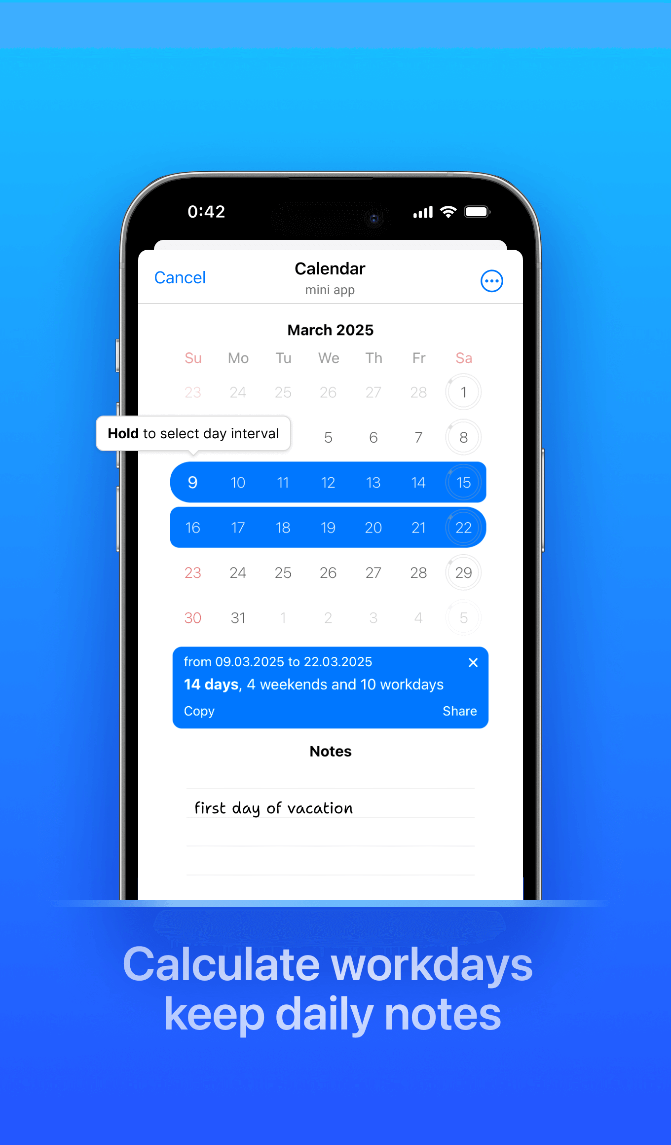 Calendar — Screenshot 4