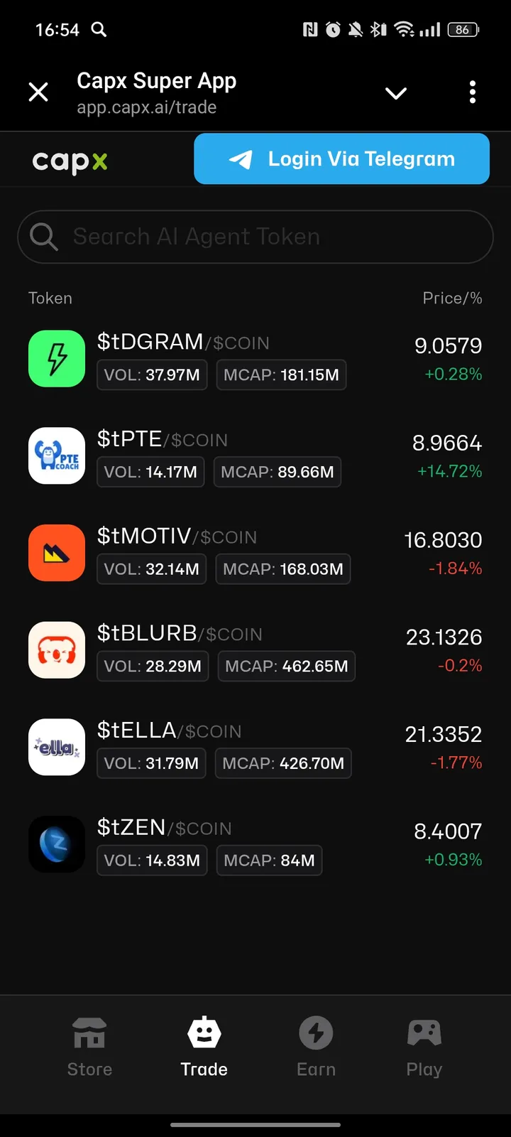 Capx SuperApp — Screenshot 1