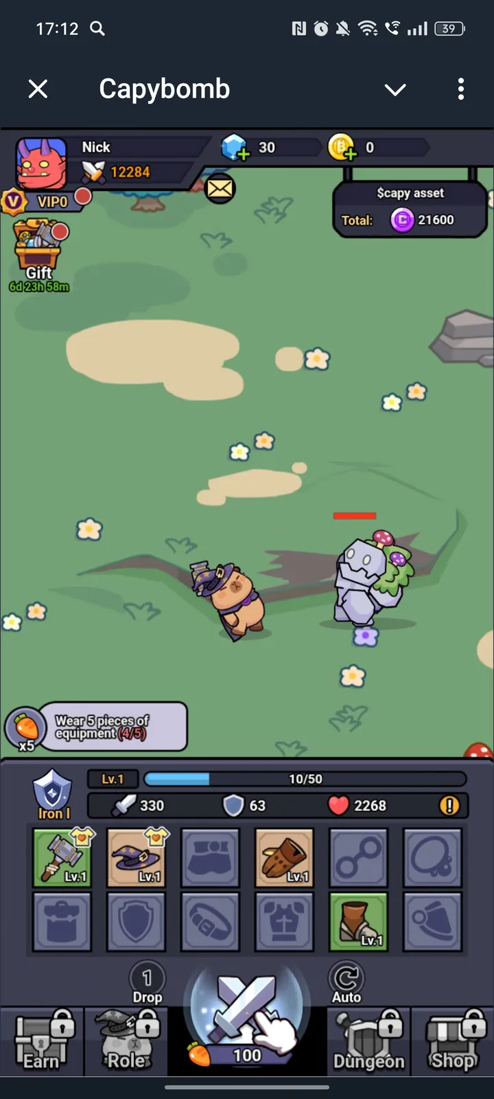 Capybomb — Screenshot 2