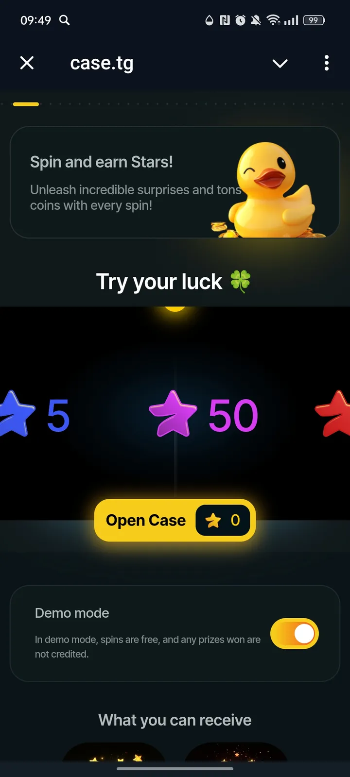 case.tg — Screenshot 3