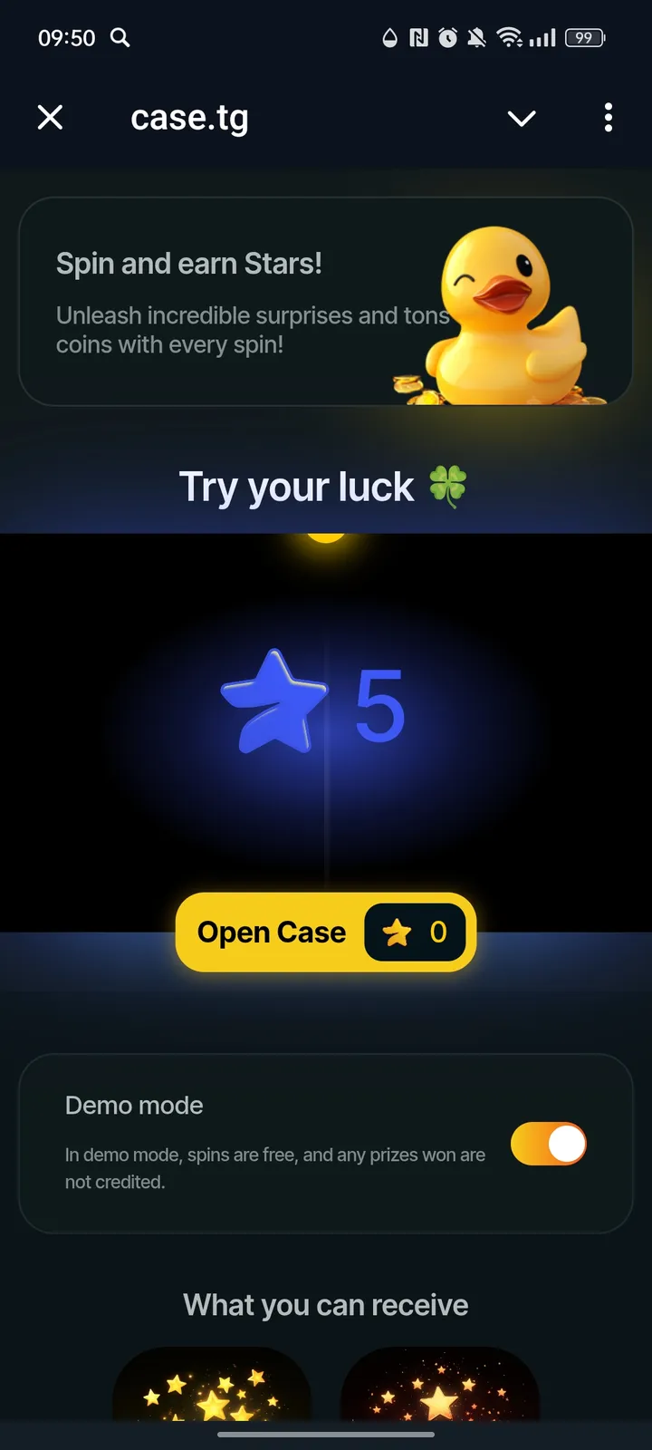 case.tg — Screenshot 4