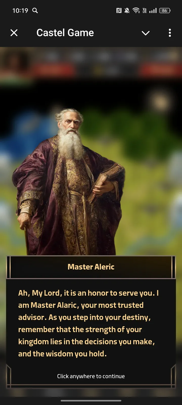 Castel Game — Screenshot 1