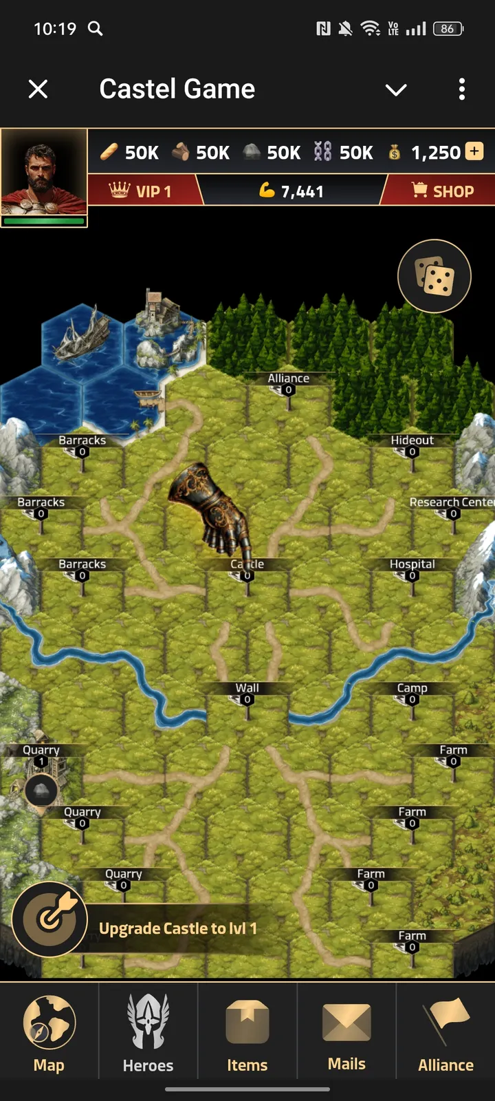 Castel Game — Screenshot 2