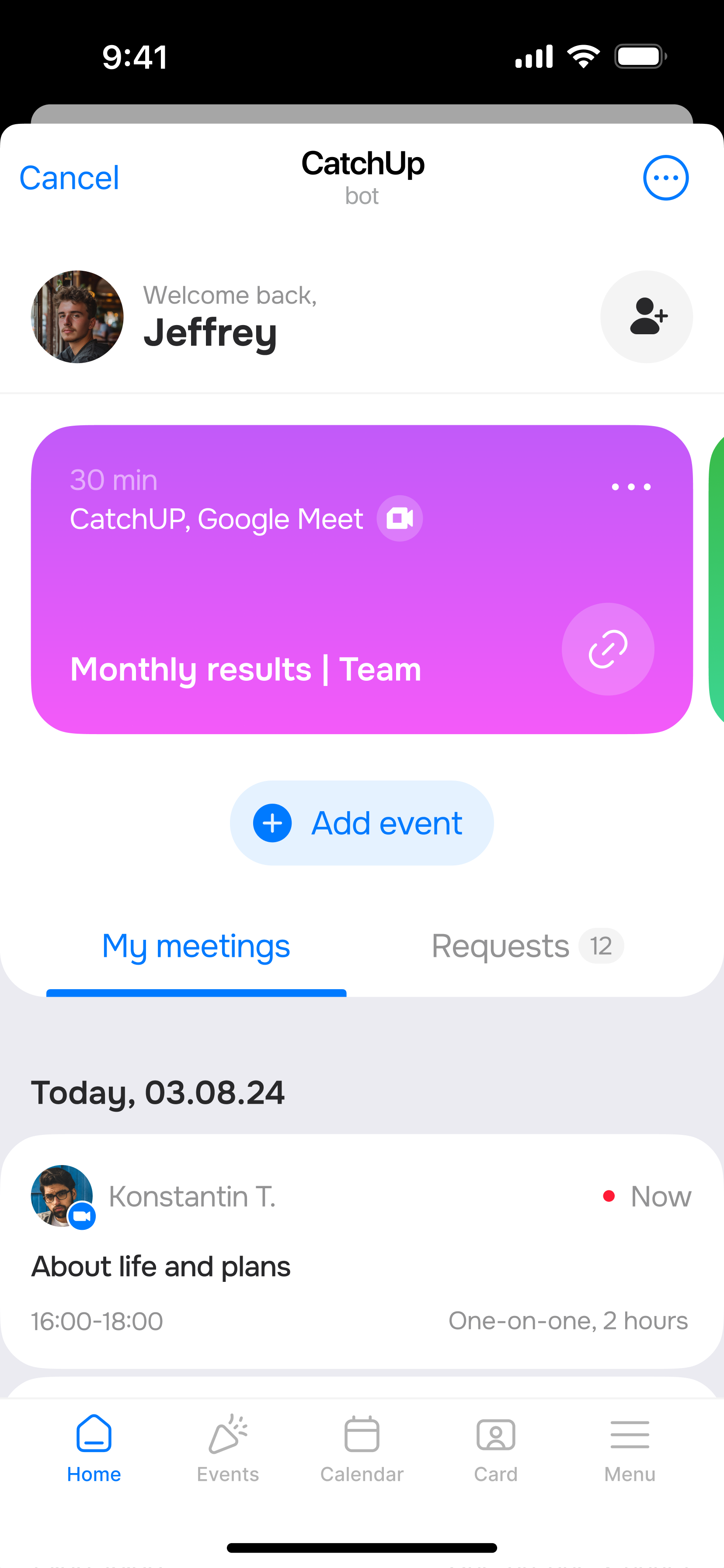 CatchUp — Screenshot 3