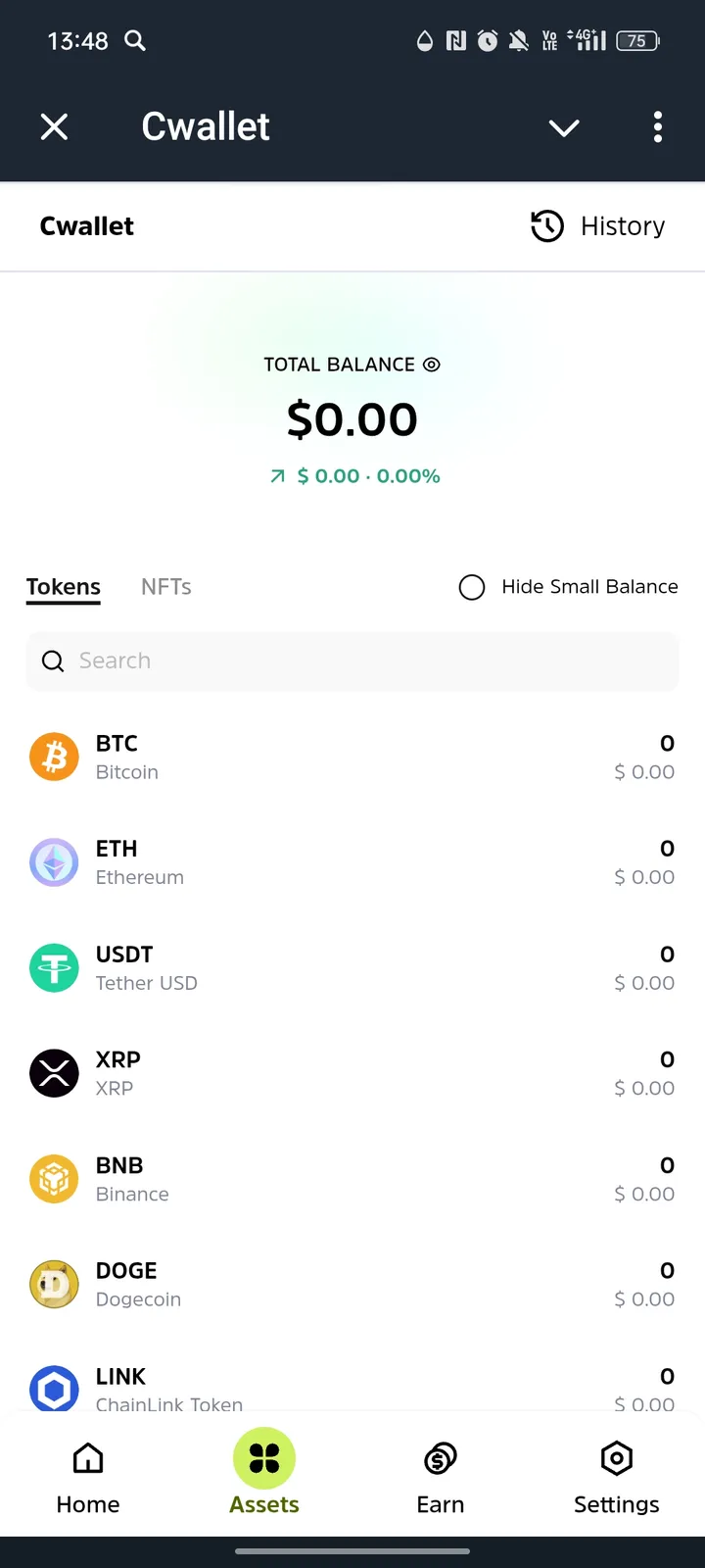 Cwallet — Screenshot 2