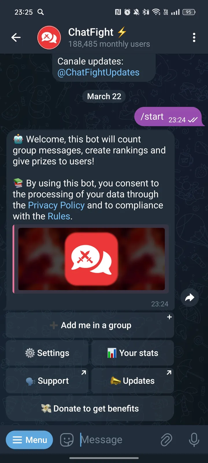 ChatFight ⚡️ — Screenshot 2