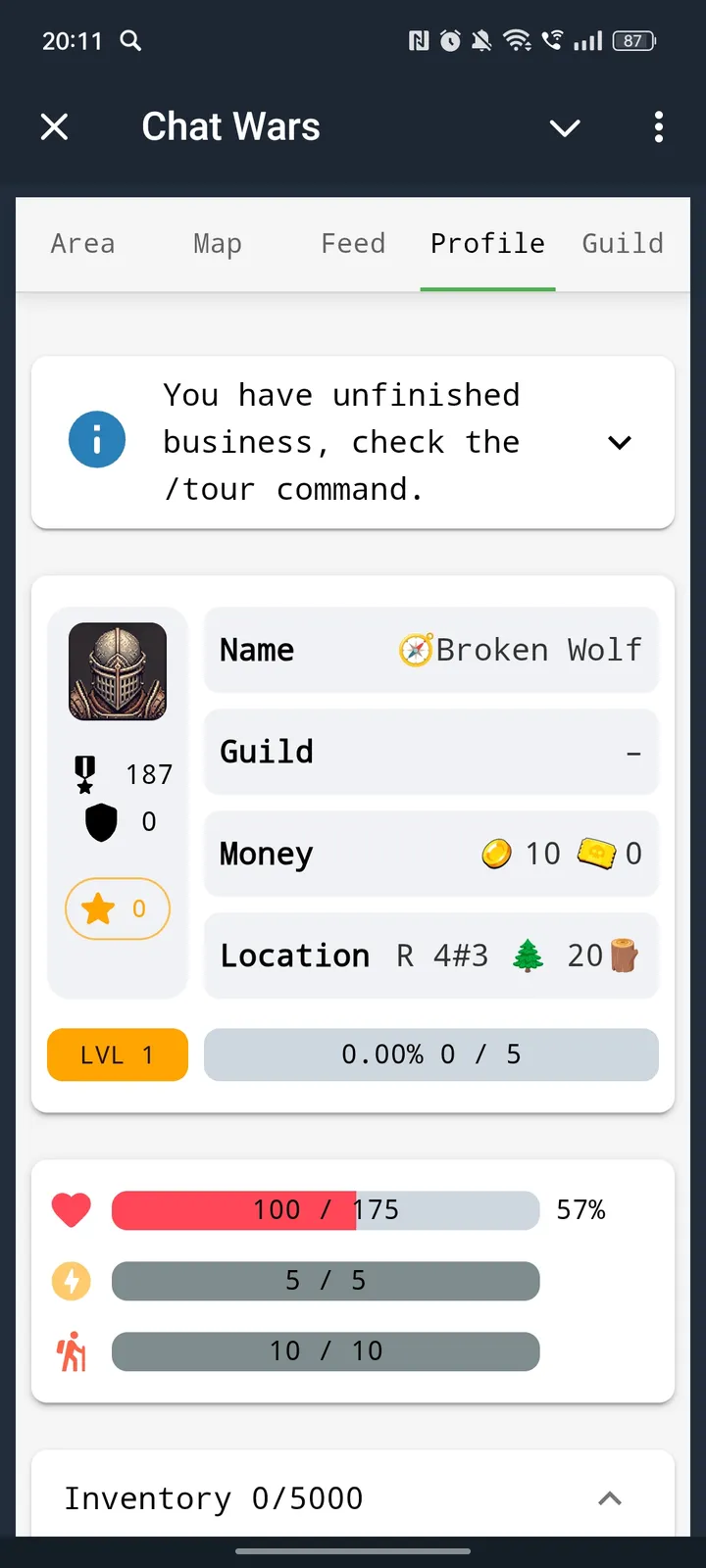 Chat Wars — Screenshot 2