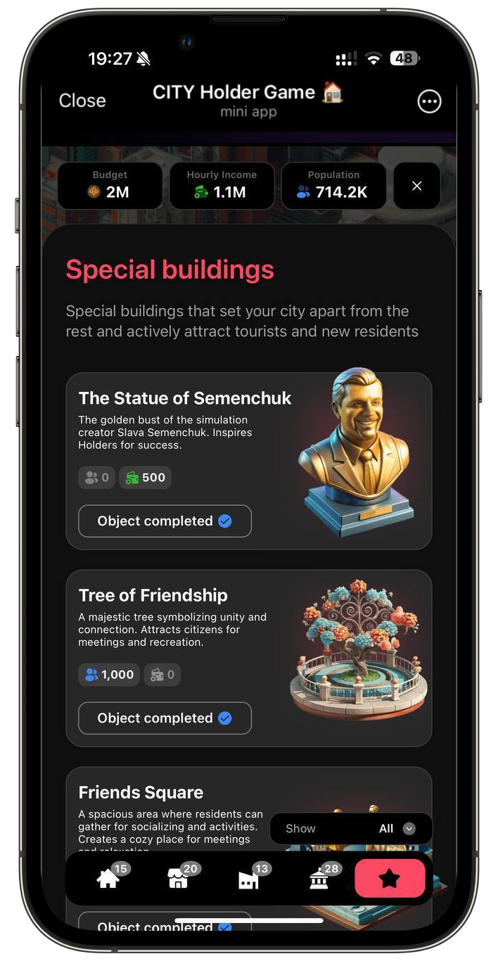 CITY Holder Game 🏠 — Screenshot 5