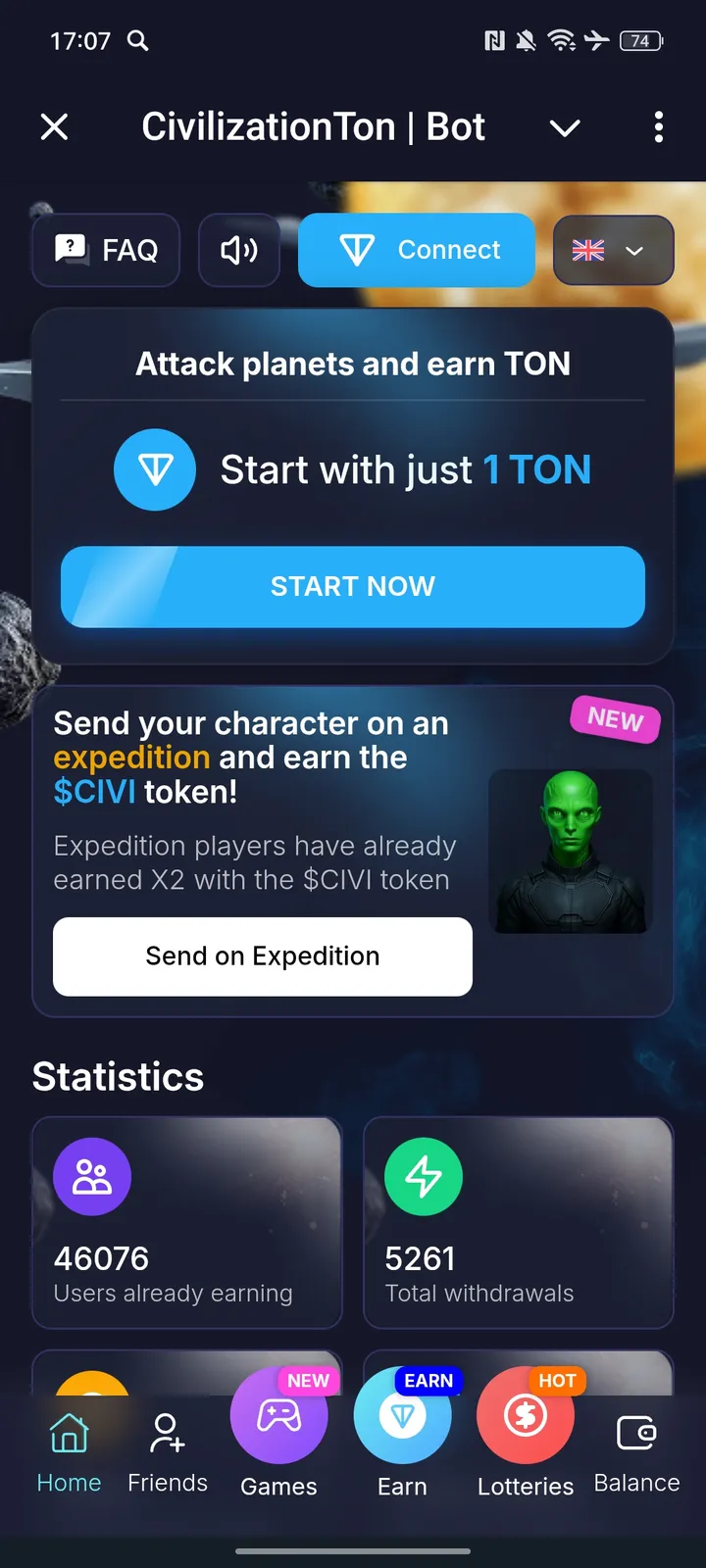 CivilizationTon | Bot — Screenshot 1