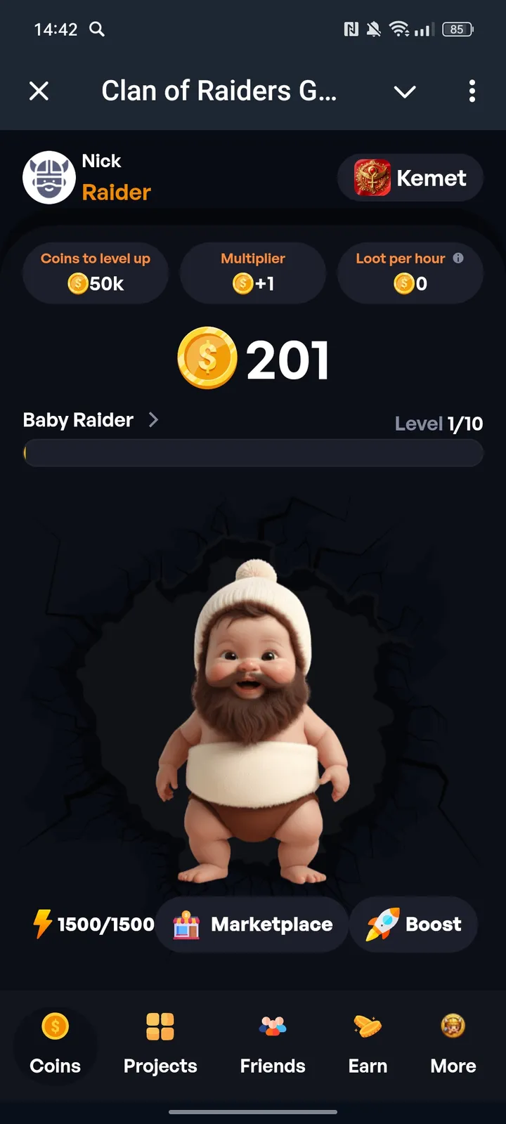 Clan of Raiders Game — Screenshot 1