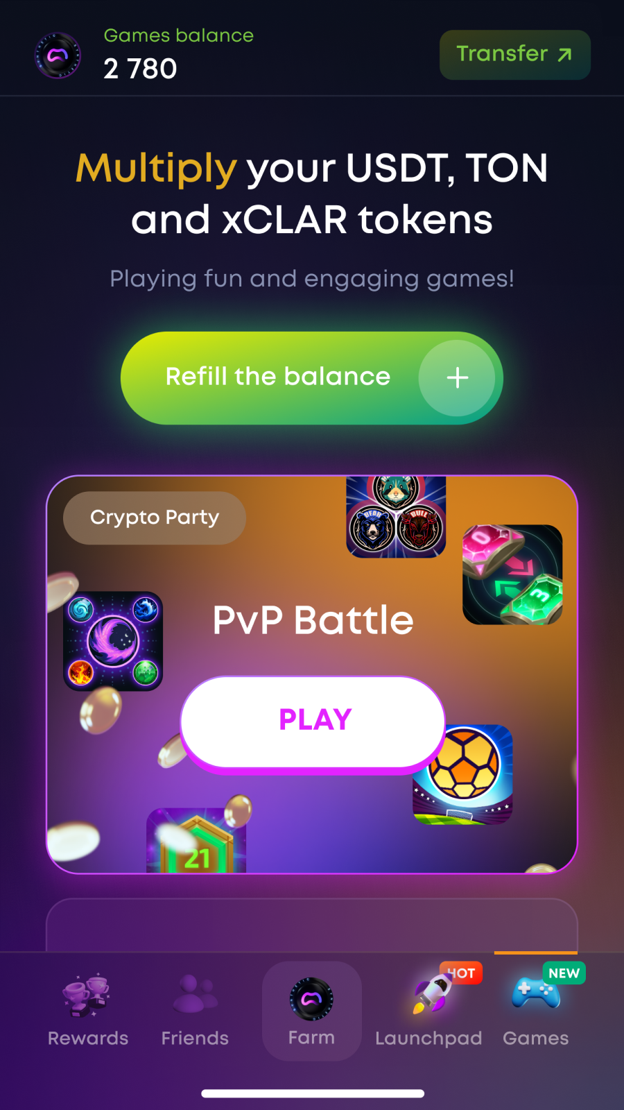 Clarnium Games — Screenshot 1