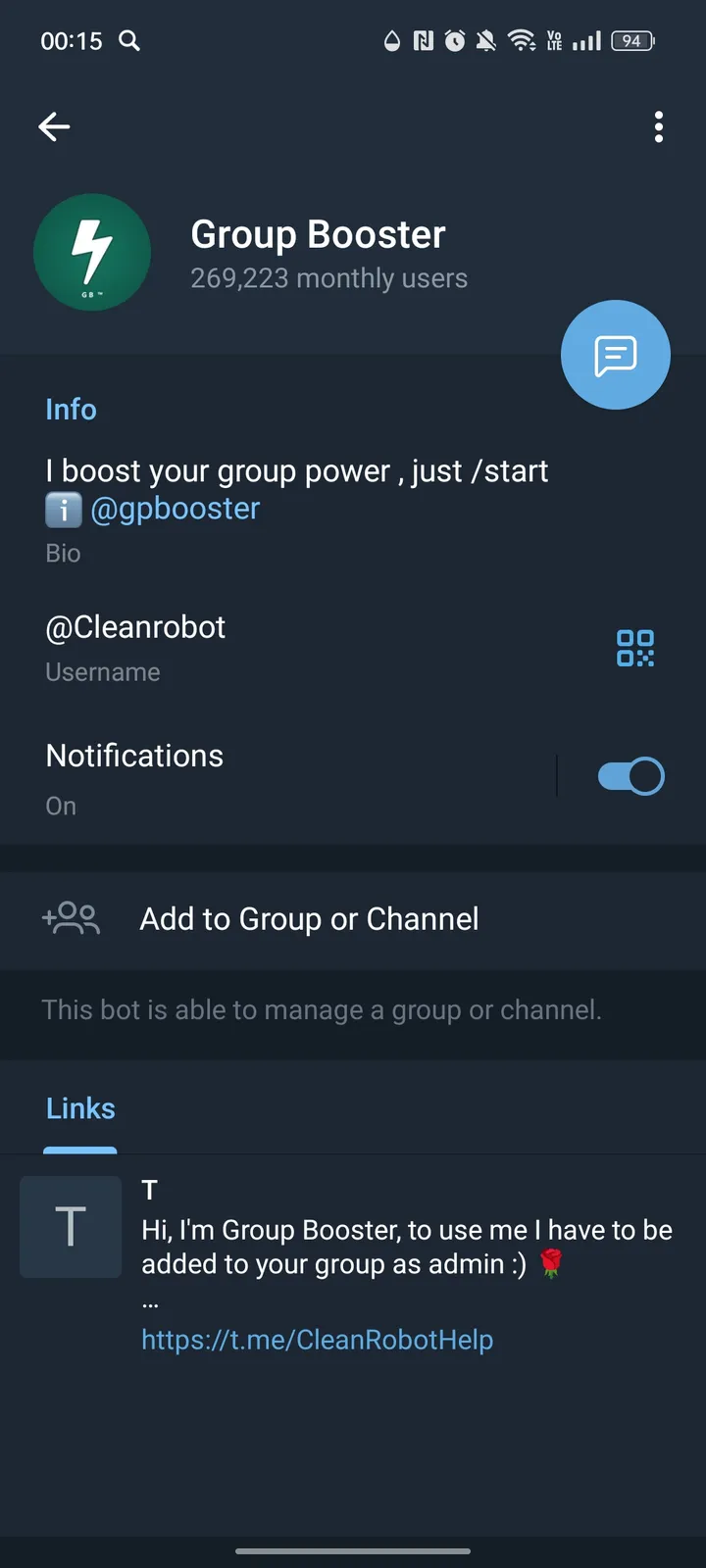 Group Booster — Screenshot 3