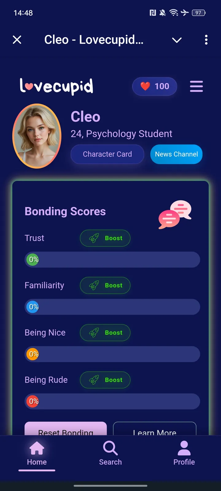 Cleo - Lovecupid AI Dating — Screenshot 1
