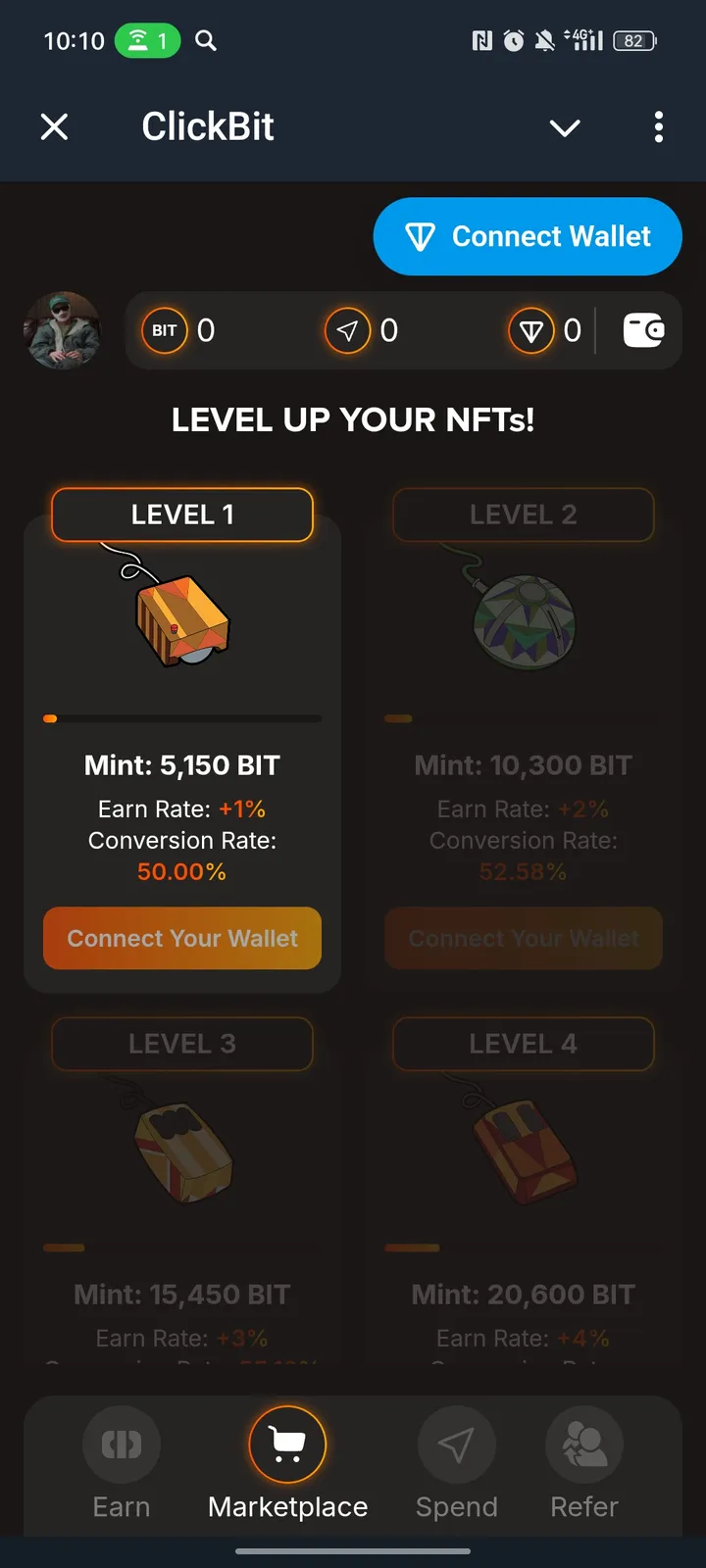 ClickBit — Screenshot 2