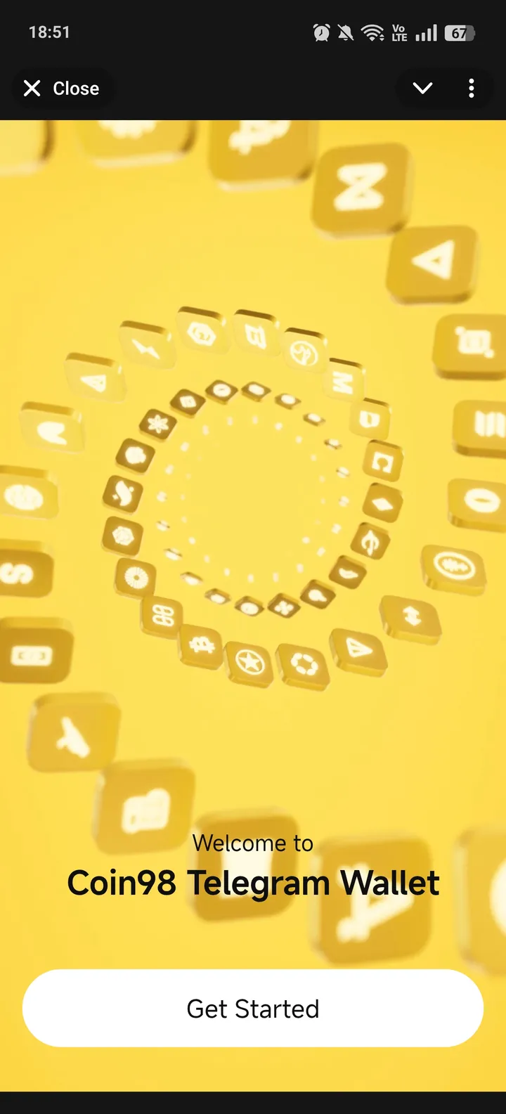 Coin98 Telegram Wallet — Screenshot 2