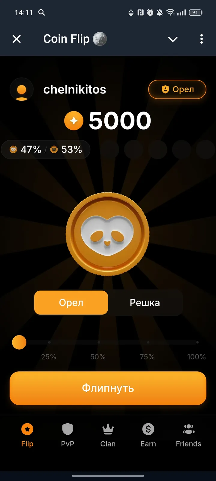 Coin Flip 🪙 — Screenshot 1